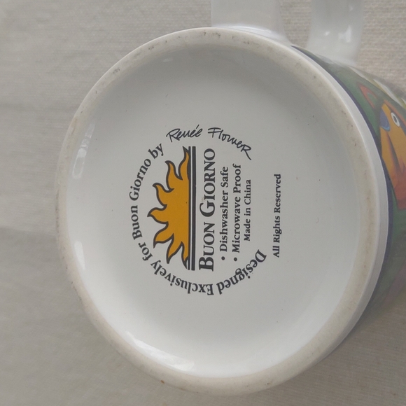 Renee Flower Cat Mug - Picture 6 of 7